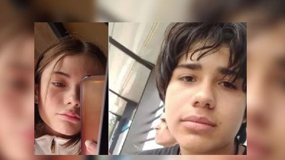 Josué Salvatierra, de 14 años, y Paloma Gallardo, 16.