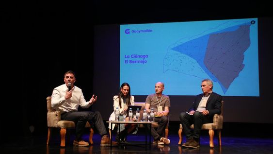 calvente detallo las obras hidraulicas que se desarrollaran en el acceso este y recordo por que guaymallen es «tierra de cienagas»