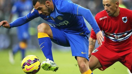 La Juventus de Tevez empató ante el Sampdoria de Romero