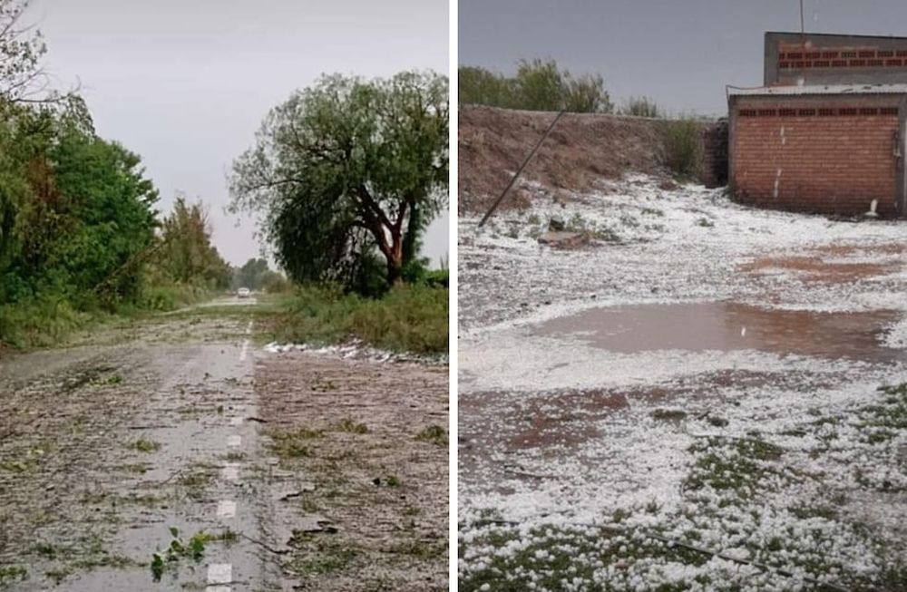 Una fuerte tormenta afectó a varias localidades del Este provincial durante la tarde y noche del jueves. Gentileza.