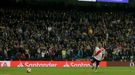 La que faltaba: el gol del Pity Martínez con la marcha de la Fiesta de la Vendimia