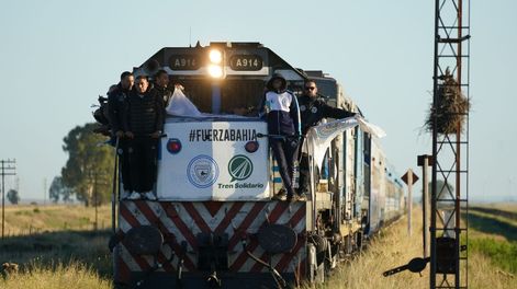 El tren solidario llegó a Bahía Blanca.