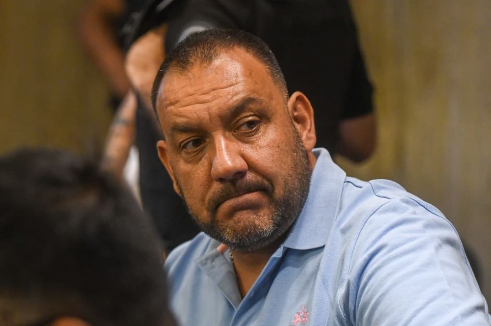 El comisario Gabriel Moschetti, declarado culpable como miembro de la asociación ilícita. 