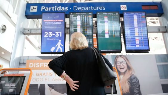 Aeropuerto de Ezeiza. (Gentileza La Nación)