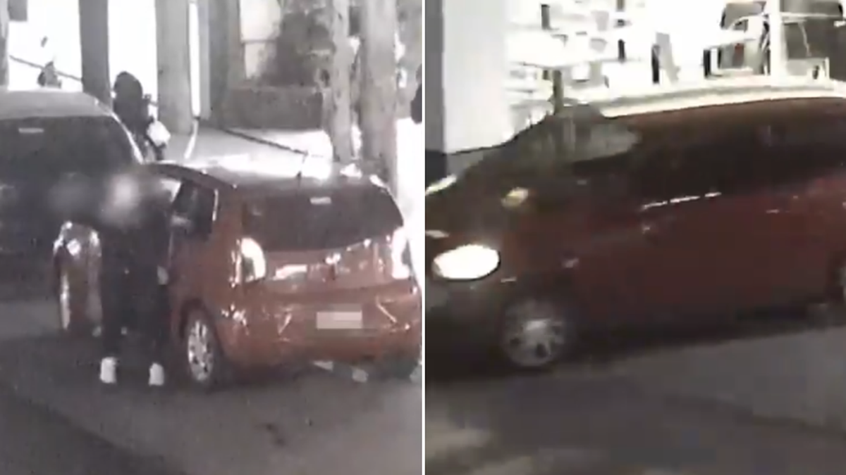 Le robaron el auto con su hija de 4 años adentro: el desgarrador pedido de un padre registrado en video