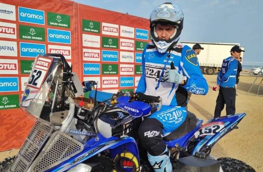 Manuel Andújar ganó la etapa 1 en cuatriciclos por delante del defensor del título