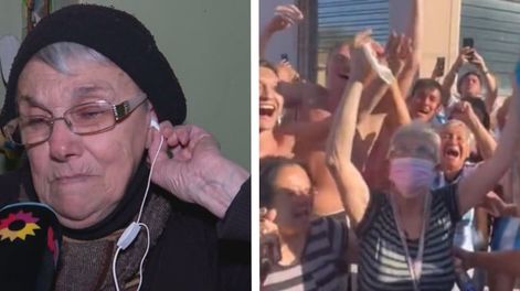 La abuela la la la sufrió un violento asalto. (Captura)