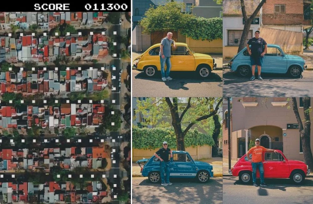 Reunió a 6 Fititos e recreó el jugo en la vida real. Foto: Matías de Caro