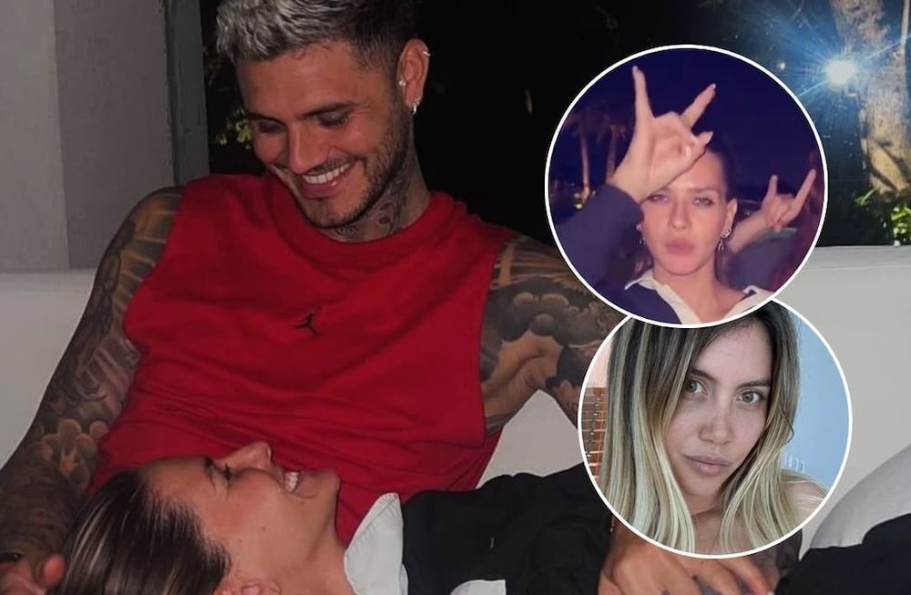 “Cuernitos”: el sugerente gesto de la China Suárez para Wanda Nara que encendió las redes