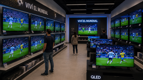 El furor por el Mundial dispara la venta de televisores