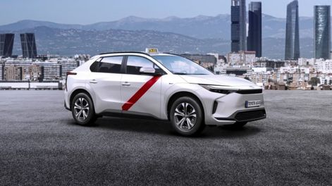 Toyota bZ4X versión taxi en España.