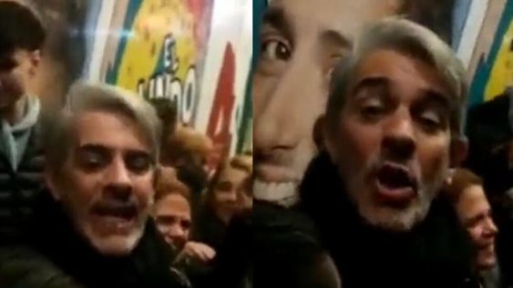 Escracharon a Pablo Echarri a la salida de un teatro: “No vas a poder caminar por la calle, vos y todos los kirchneristas”. / Foto: Captura de video