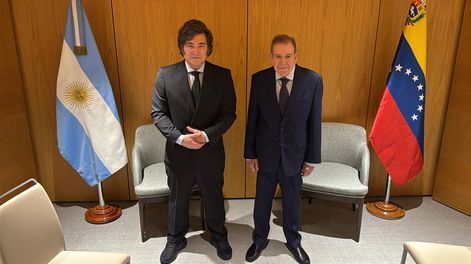 Javier Milei se reunió con su par Edmundo González Urrutia en Madrid.