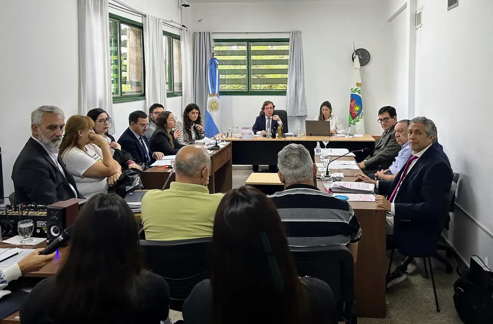 Imputaron a los cuatro expolic&iacute;as de San Luis implicados en la muerte de la mendocina Magal&iacute; Morales. Gentileza Poder Judical de San Luis.&nbsp;