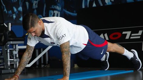 Mauro Icardi fue separado del plantel del PSG. / Gentileza.