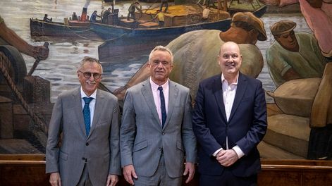 En ministro de Salud de la Nación, Mario Lugones, se reunió con el secretario de Salud estadounidense, Robert Kennedy Jr.