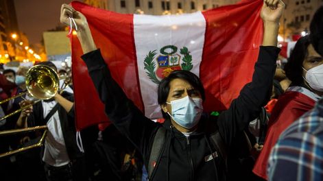 Perú celebrará su bicentenario el mismo día de la asunción de Pedro Castillo como nuevo presidente. Foto: AP