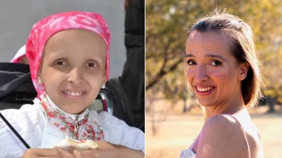 Camila Pacheco tuvo cáncer cuando era niña y ahora inició una colecta para regalar juguetes a chicos que padecen la misma enfermedad. Fotos. Gentileza