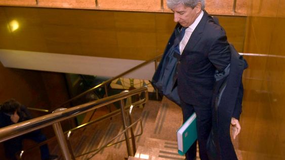 Continúa en el Tribunal Oral Federal N°2 de Mendoza el proceso oral y público contra el suspendido juez federal Walter Bento, acusado de ser el líder de una asociación ilícita que requería dinero a cambio de favores en las causas que instruía.Foto: Orlando Pelichotti