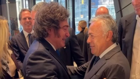 Javier Milei y Alfredo Cornejo.&nbsp;