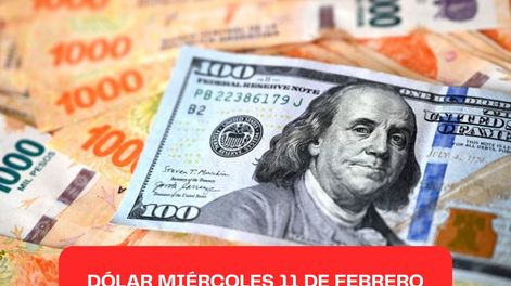 Dólar miércoles 11 de febrero 2026.