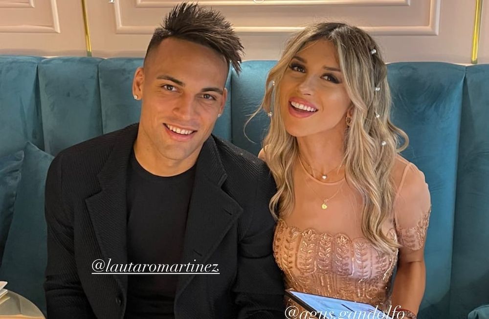 Lautaro Martínez y Agustina Gandolfo envueltos en un escándalo.