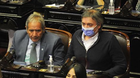 Los Andes | Sesión en el Congreso de la nación .Sobre el acuerdo con el FMI .Máximo Kirchner PalazzoFotos Federico Lopez Claro
