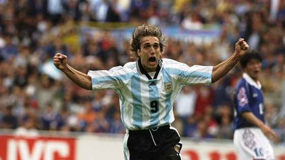 Gabriel Batistuta uno de los artileros históricos de la Selección Argentina de fútbol