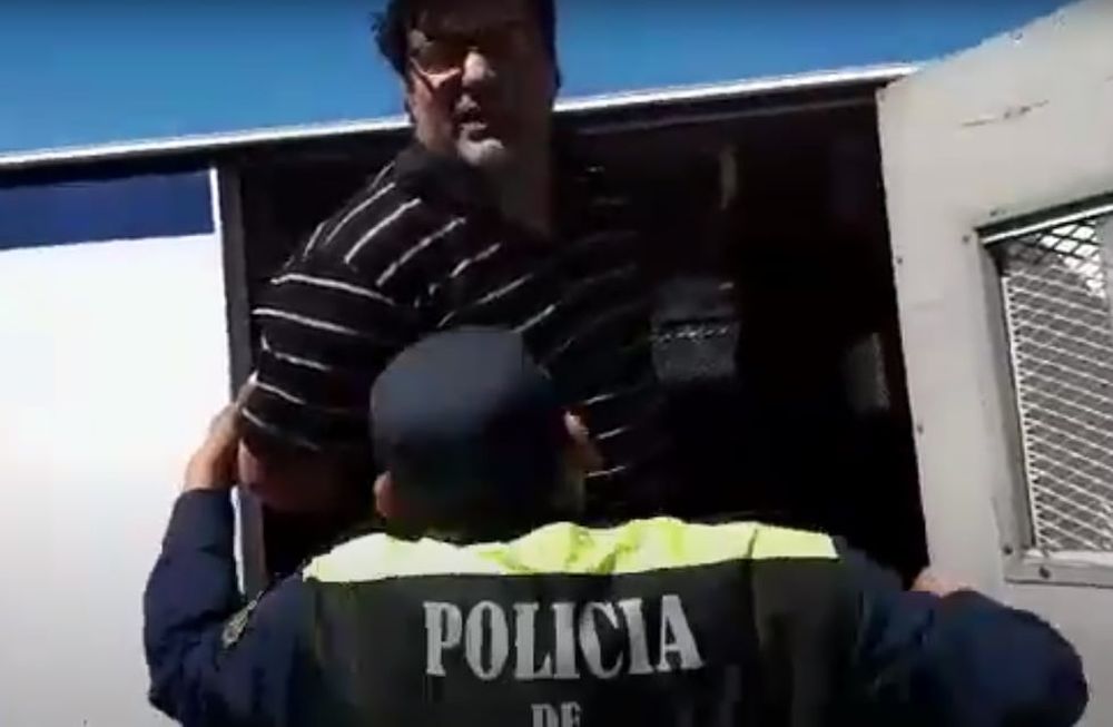 Video: el día que detuvieron a Juan Ameri por un escrache contra Mauricio Macri