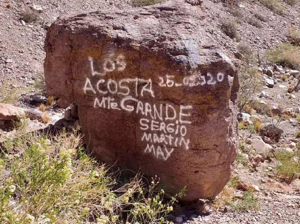 En 2020, la localidad de Picheuta, localidad de Uspallata, tambien fue centro del vandalismo. 