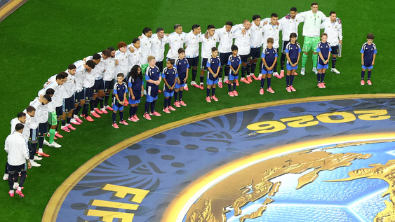 EMOTIVO. Así sonó el Himno en el segundo partido de la Selección Argentina en el Mundial 2026.&nbsp;