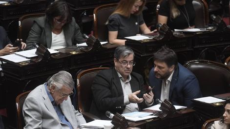 Los Andes | El jefe del bloque oficialista, Germán Martínez, quiere ampliar la sesión pedida por Hacemos Coalición Federal (Foto: Federico López Claro)
