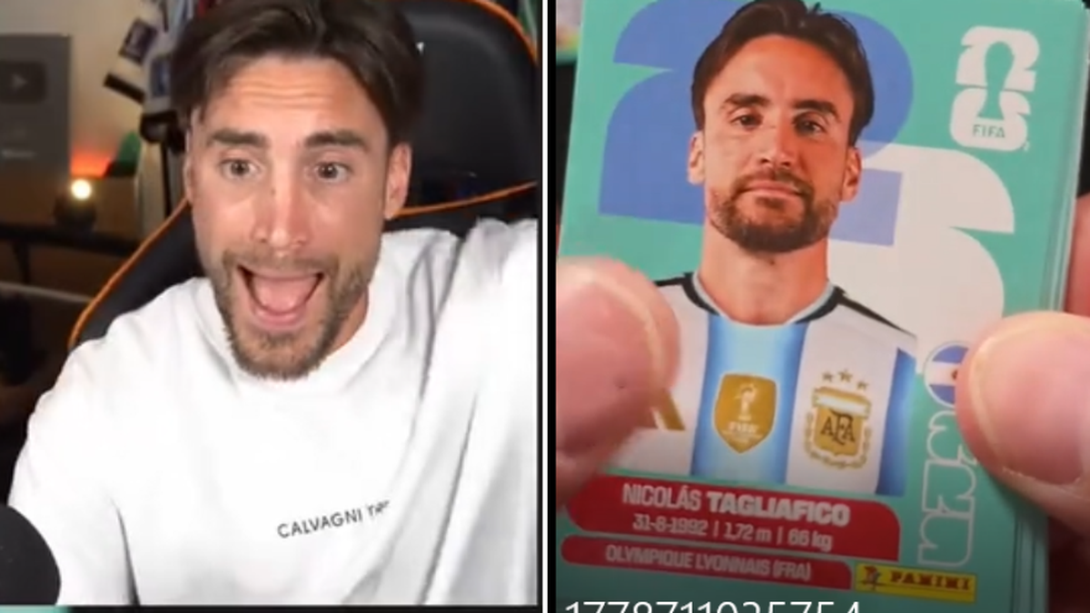 La divertida reacción de Tagliafico al encontrar su propia figurita del Mundial