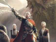 Ilustración de Aegon I Targaryen, protagonista de la próxima película: La Conquista de Aegon.