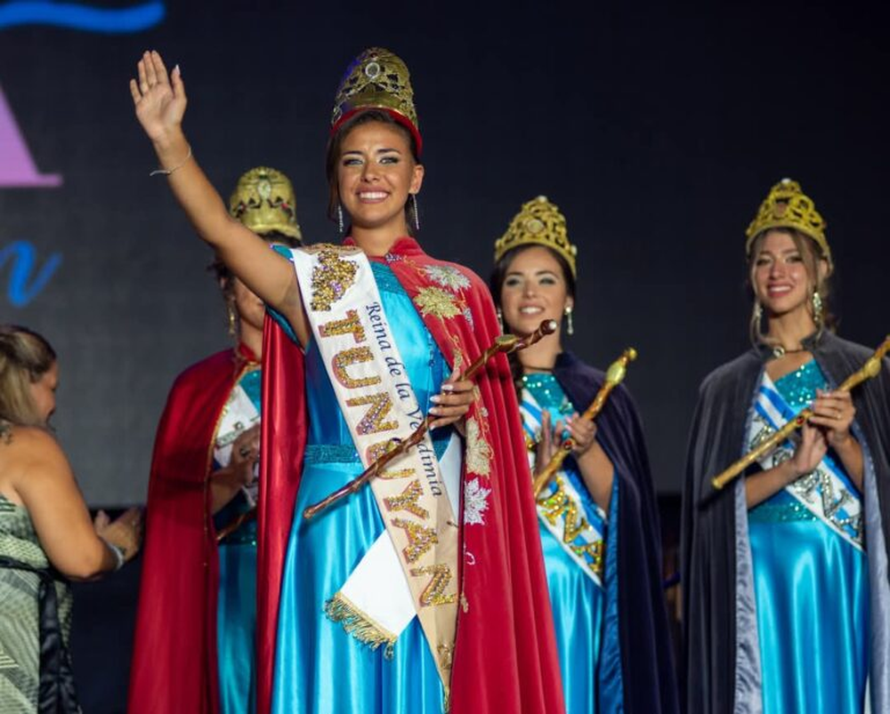 Naomí Giménez, de Vista Flores, es la nueva reina departamental de la Vendimia en Tunuyán. Vendimia 2025