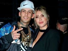 Wanda Nara y L-Gante separados.