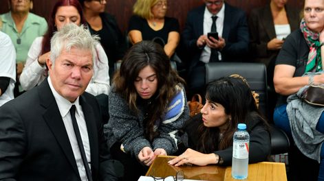 Las hijas de Maradona presentes en el primer día del juicio.&nbsp;