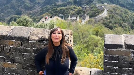 Moria Casán estuvo de viaje por China y fue furor en las redes sociales.