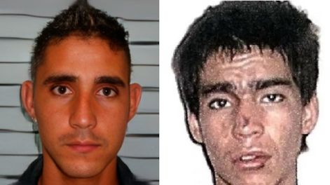 Los Andes | El Pipa, quien murió hoy y El Morocha, abatido en 2003.