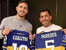 Leandro Paredes, Carlos Tevez y un reencuentro que emocionó a todos los hinchas de Boca