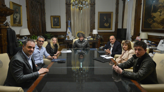 La Mesa Política Nacional liderada por el presidente Javier Milei.