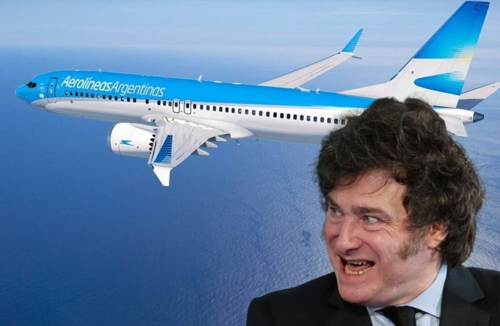 Con el aval del PRO, parte de la UCR y la Coalición Cívica, Javier Milei quiere privatizar Aerolíneas Argentinas ante el déficit que arrastra la empresa y los sucesivos paros (Los Andes)