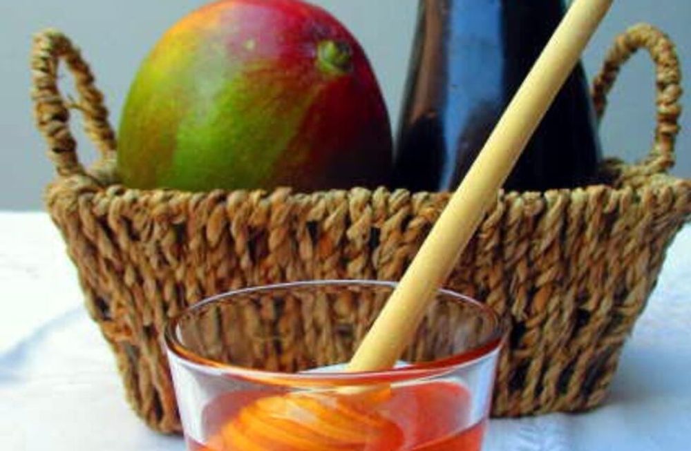 Berenjena, mango y miel para disfrutar en verano