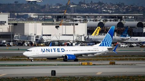 Los Andes | Vista de un Boeing 737-924 de United Airlines. EFE/Caroline Brehman