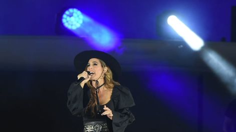 Los Andes | La cantante encantó la primera repetición de la Fiesta Nacional. | Mariana Villa.