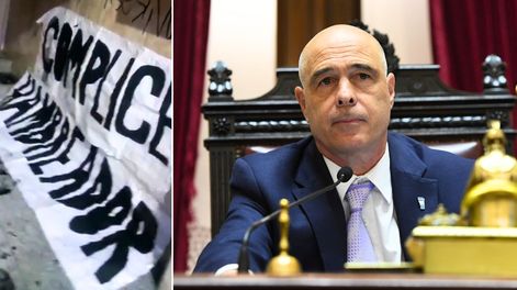 El senador Bartolomé Abdala denunció un “escrache” y culpó al gobierno de San Luis.
