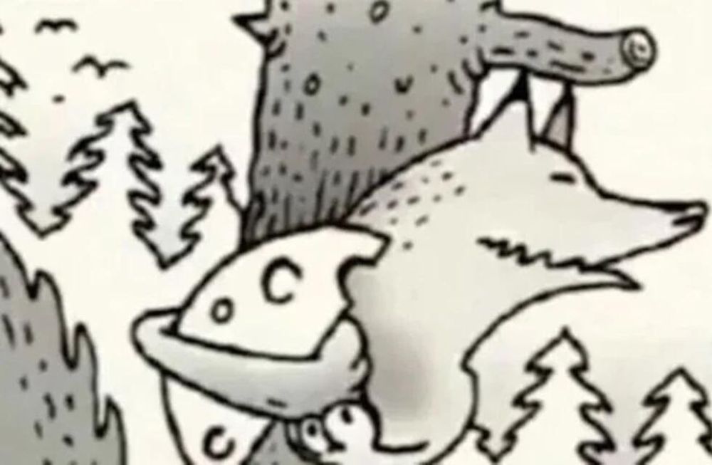 Juego de ilusión óptica.