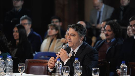 Francisco Paoltroni senador libertario por Formosa, es uno de los detractores de Lijo.Foto Federico Lopez Claro