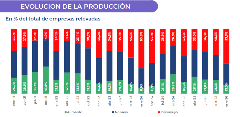 EVOLUCION DE LA PRODUCCIÓN. 