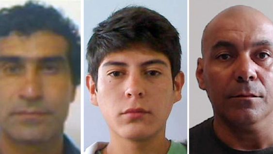 Maldonado presentaba seis disparos en el cuerpo. Tenía antecedentes. Mamaní recibió dos tiros. Mañana iba a cumplir 28 años. Sáez huyó en moto y la dejó en San Carlos. Los buscan con drones y perros.